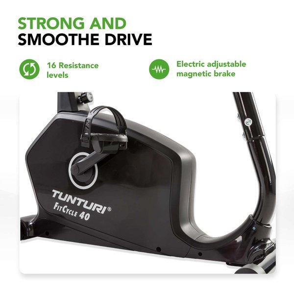 Dviračių ergometras TUNTURI Fitcycle 40i + Tunturi programėlė