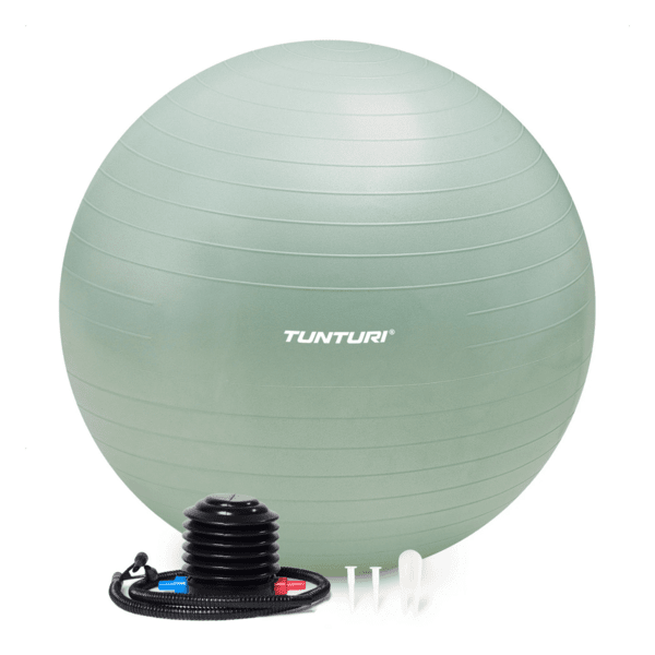 Gimnastikos kamuolys TUNTURI Gymball 55cm, Anti-Burst, Mint