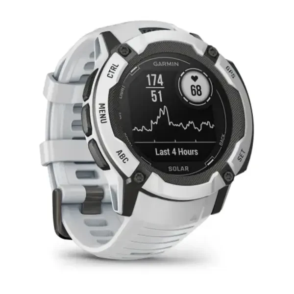 Garmin Instinct® 2X Solar išmanusis sportinis laikrodis (Baltojo akmens spalvos)