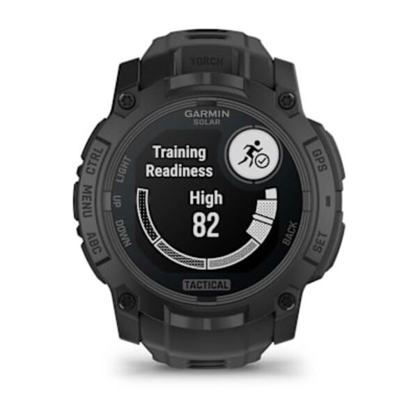Garmin Instinct® 3 – 50 mm, Solar, Tactical Edition išmanusis sportinis laikrodis (Juodos spalvos)