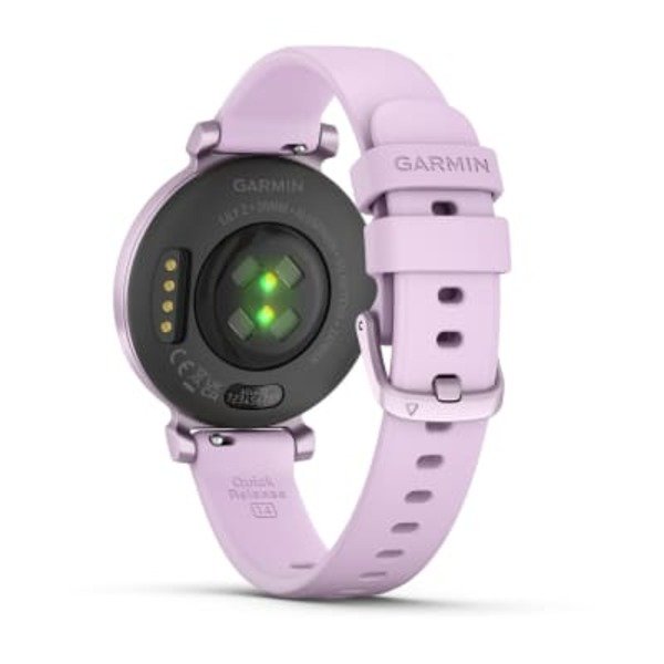 Garmin Lily&reg; 2  i&scaron;manusis sportinis laikrodis  Metalinės alyvinės spalvos su alyvinės spalvos silikoniniu dirželiu