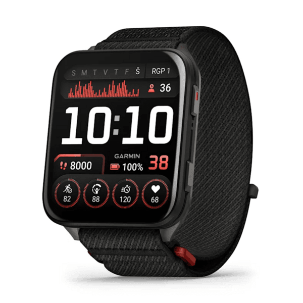 Garmin Venu X1 i&scaron;manusis sportinis laikrodis juodas su pilko titano nugarėle