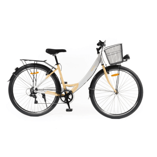Dviratis 28"  Olpran URTICA balta/smėlio spalva