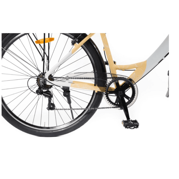 Dviratis 28"  Olpran URTICA balta/smėlio spalva