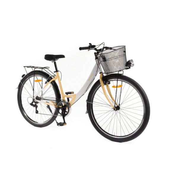 Dviratis 28"  Olpran URTICA balta/smėlio spalva