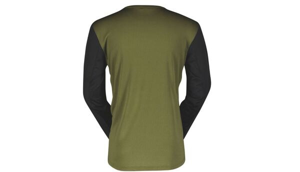 Marškinėliai vyr.ilgom rankovėm Scott Trail Vertic LS green/black