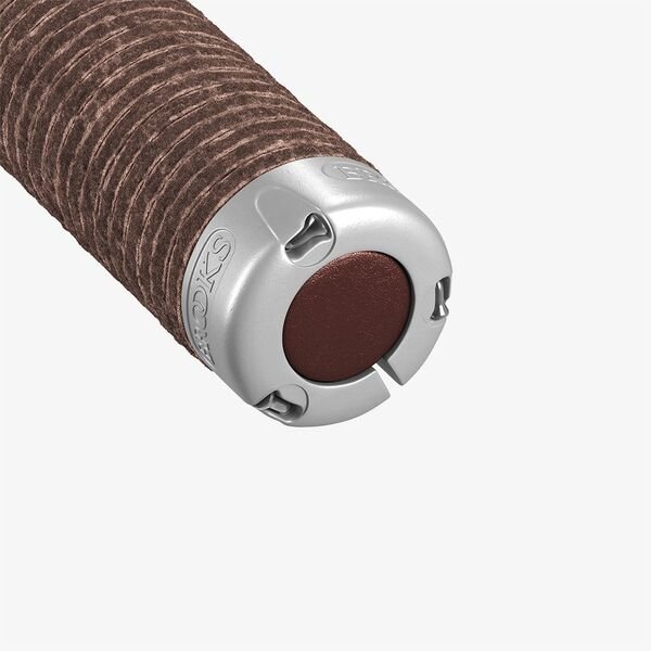 Rankenėlės Brooks verstos odos GRIPS 130/130 rudos