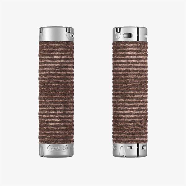 Rankenėlės Brooks verstos odos GRIPS 130/130 rudos