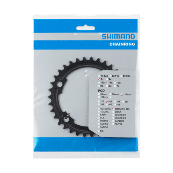 Žvaigždė Shimano 34T-MS 105 FC-R7000 for 50-34T Black