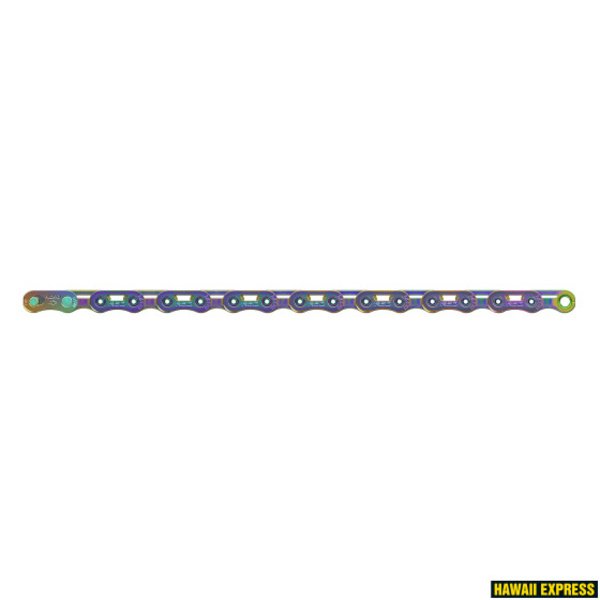 Grandinė SRAM Red E1 Flattop 126Links Rainbow w/ PowerLock