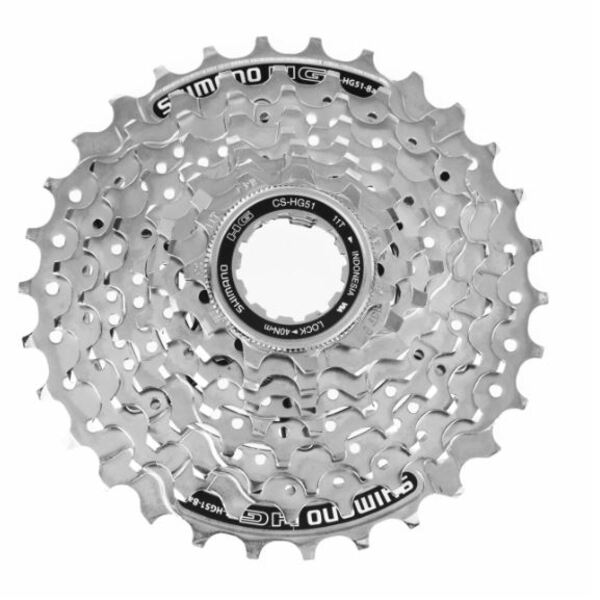 Galinis žvaigždžių blokas Shimano 8s 11-30 CS-HG51 11-13-15-17-20-23-26-30 AN