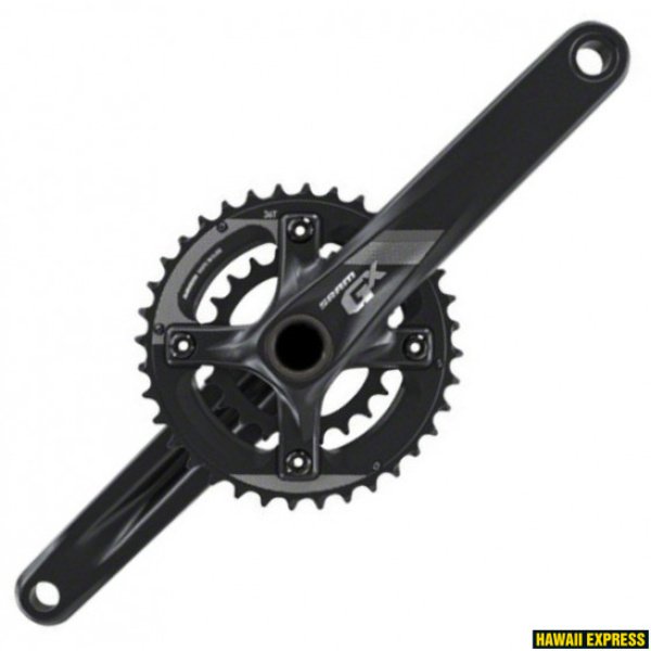 &Scaron;vaistiklis SRAM Crank GX 1000 Fat Bike GXP 100mm Spindle 10s 175 Black 34-22 (GXP Cups Not Included)