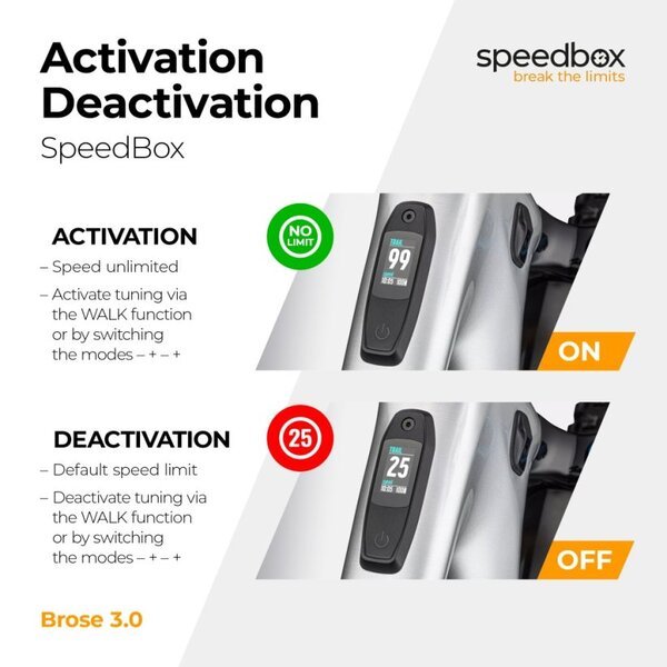 Priedas elektriniam dviračiui SpeedBox 3.0 for Brose