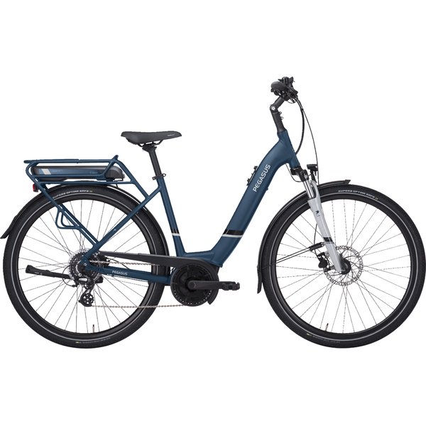 Dviratis 28" elektrinis Pegasus Solero E8 Plus wave BOSCH Sistema 500wh mėlynas 