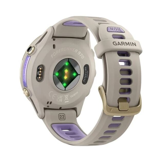 Garmin Forerunner® 970 Soft Gold Titanium išmanusis laikrodis