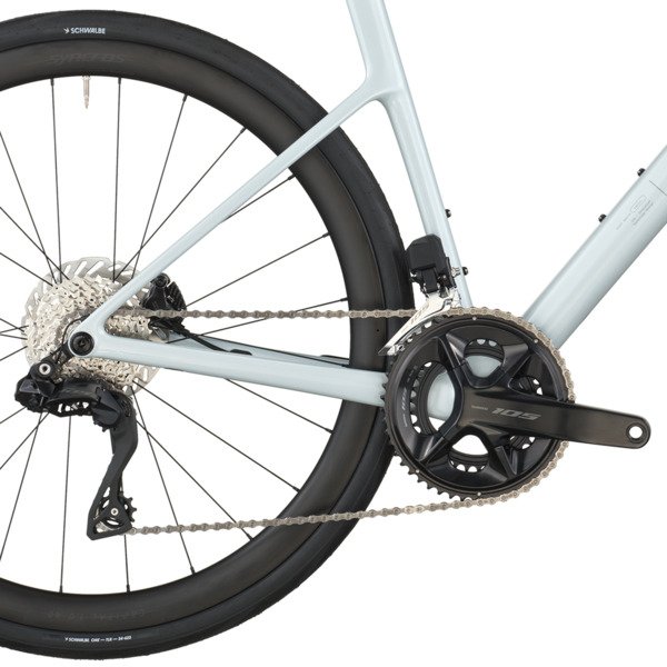 Dviratis 28  SCOTT ADDICT 30 cumulus white Scott