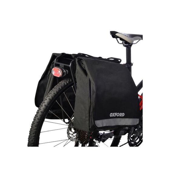 Dvigubas krepšys ant bagažinės OXFORD C-Series C20 20L juodas