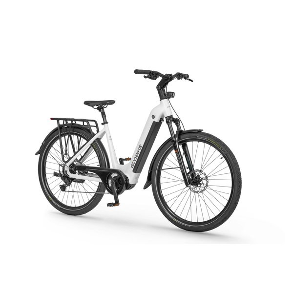 Dviratis 28" ECOBIKE LX300 36V 900 Wh 17" baltas
