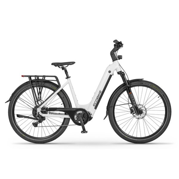Dviratis 28" ECOBIKE LX300 36V 900 Wh 17" baltas