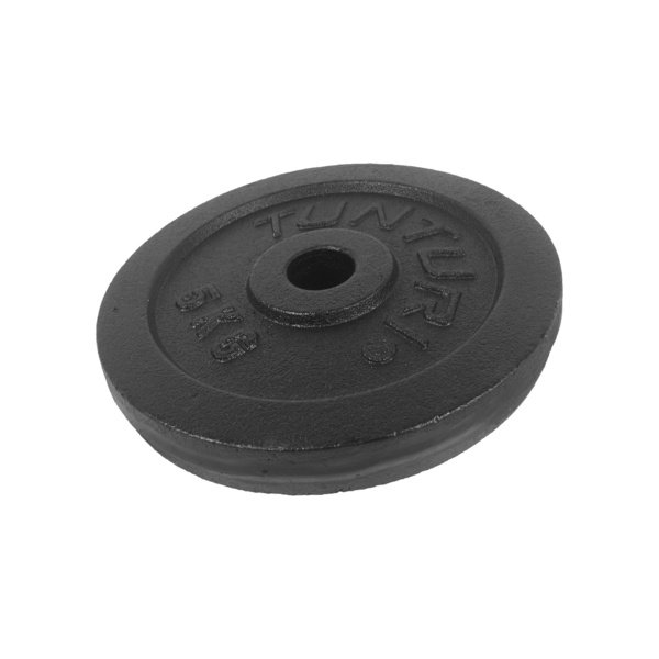 Svorio plok&scaron;tė TUNTURI Plate Black, 30 mm, 5 kg