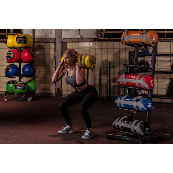 Svorio mai&scaron;as TUNTURI Strengthbag 10kg, geltonas