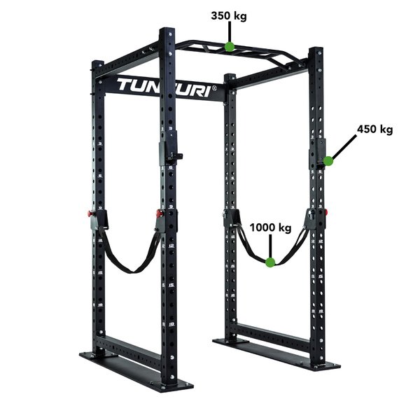 Pritūpimų treniruoklis TUNTURI RC20 Pro Power Rack - bazinis stovas