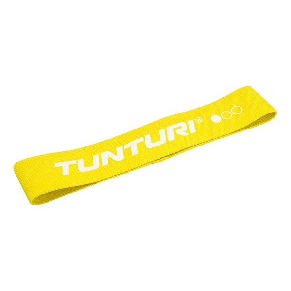 Elastinė juosta TUNTURI tekstilinė &scaron;viesiai geltona