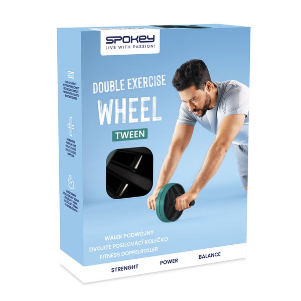 Gimnastikos volelis SPOKEY Twin, juodai žalias
