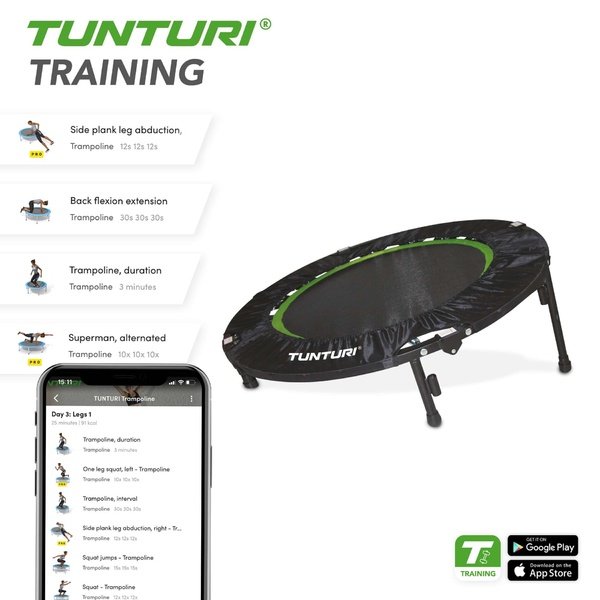 TUNTURI 4 sulankstomas fitneso batutas