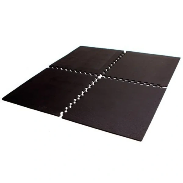 TOORX sujungiamas kilimėlis (122 x 122 x 1,2 cm), 4 dalių, pilkas
