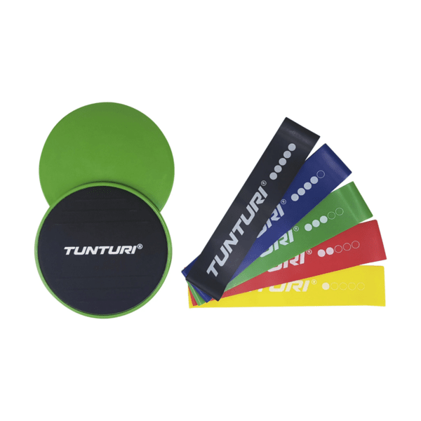 Gimnastikos rinkinys TUNTURI Resistance & Core Sliders Set