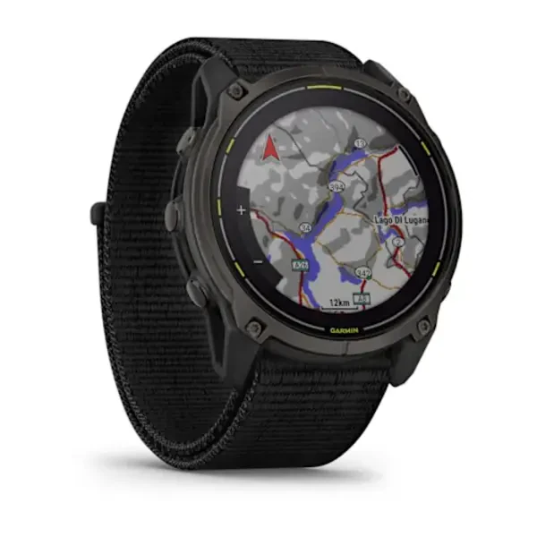 Garmin Enduro 3 DLC Titanium sportinis išmanusis laikrodis (Carbon Grey DLC Titanium)