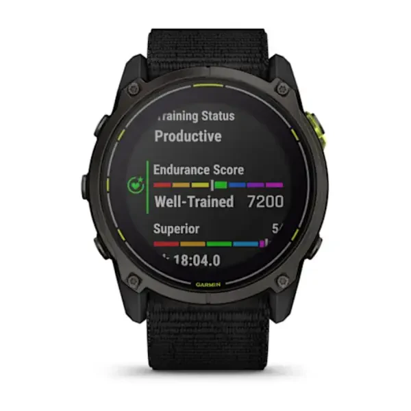 Garmin Enduro 3 DLC Titanium sportinis išmanusis laikrodis (Carbon Grey DLC Titanium)