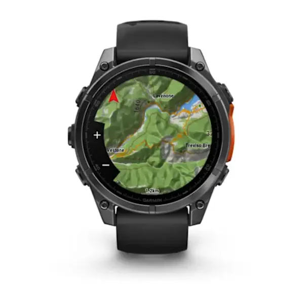 Garmin fēnix 8 47 mm AMOLED išmanusis sportinis laikrodis (Juodos spalvos)