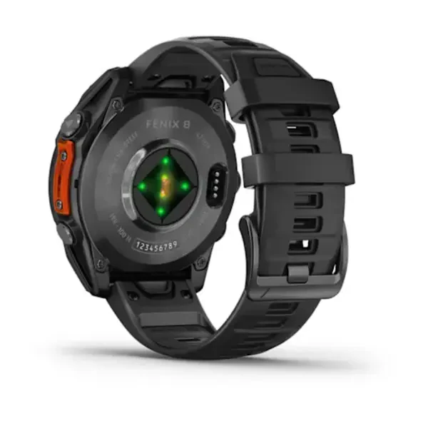 Garmin fēnix 8 47 mm AMOLED išmanusis sportinis laikrodis (Juodos spalvos)