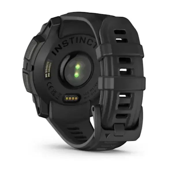 Garmin Instinct® 3 – 45 mm, AMOLED išmanusis sportinis laikrodis  Juodas su juodu dirželiu