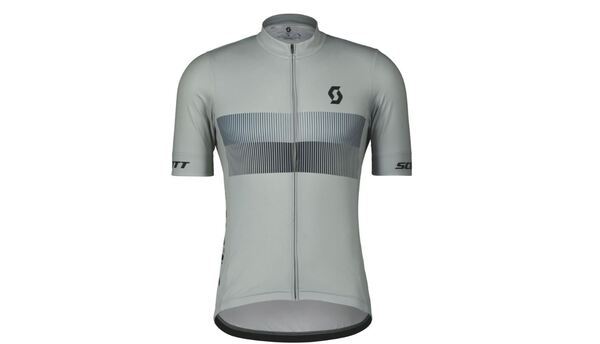 Marškinėliai vyr. trumpom rankovėm Scott RC Team 10 SS light grey/dark blue 