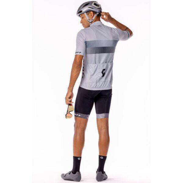 Marškinėliai vyr. trumpom rankovėm Scott RC Team 10 SS light grey/dark blue 
