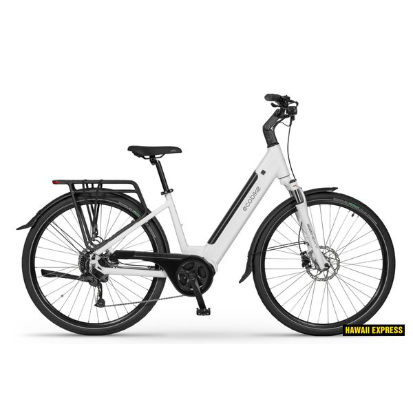 Dviratis 28   ECO LX100 WHITE 36V 504 Wh white eco
