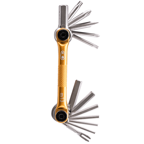 Mini įrankių rinkinys Crankbrothers Multi 13 juoda/raudona