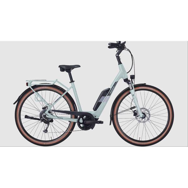 Dviratis 28" elektrinis Pegasus Solero E9 Sport CX  trapez BOSCH Sistema 400wh melsvas