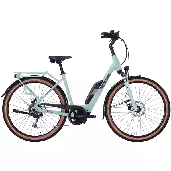 Dviratis 28" elektrinis Pegasus Solero E9 Sport CX  trapez BOSCH Sistema 400wh melsvas