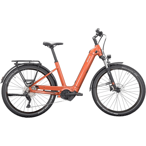 Dviratis 28'' Elektrinis KETTLER Quadriga T&C P10 ORANGE BOSCH sistema oranžinis 