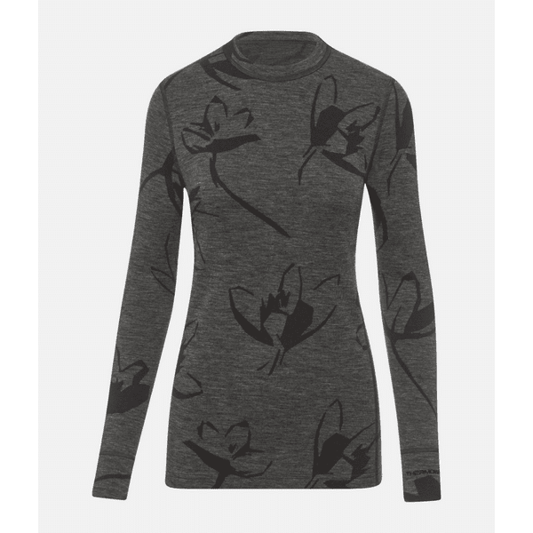 Termo marškinėliai Thermowave mot. Merino Lily Thermal LS pilkai leliju