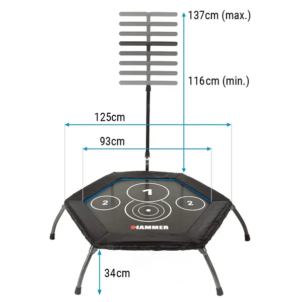 Batutas HAMMER Cross Jump 98 cm