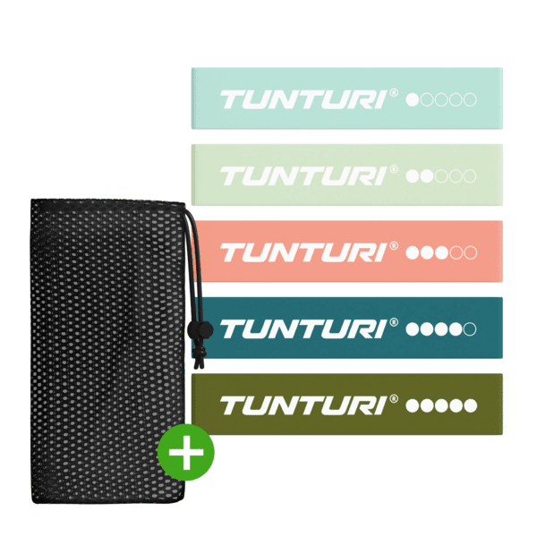 TUNTURI Mini Resistance Band Set, 5 vnt