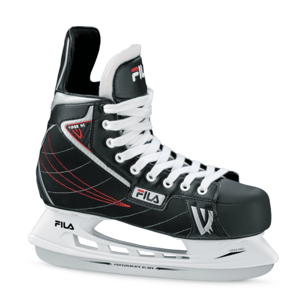 Ledo ritulio pačiūžos FILA Viper HC juodos/raudonos
