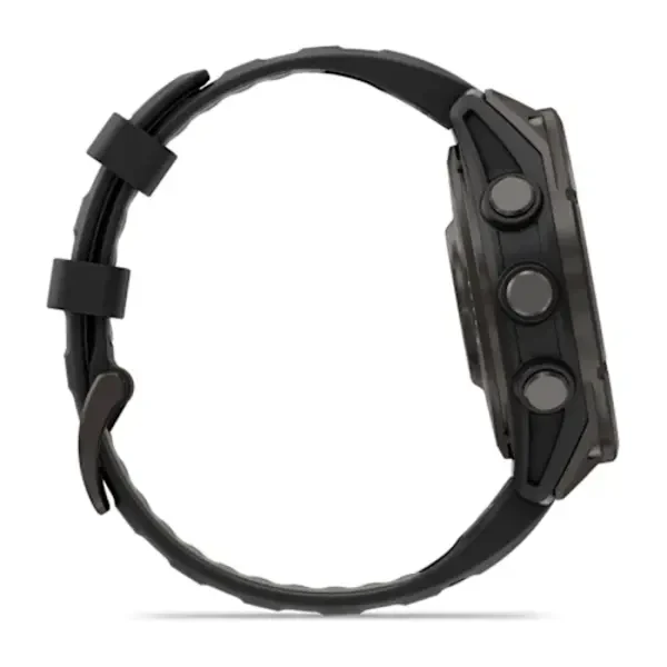 Garmin fēnix® 8 Pro 47 mm, AMOLED Sapphire DLC Titanium išmanusis sportinis laikrodis (Pilkos anglies spalvos) 