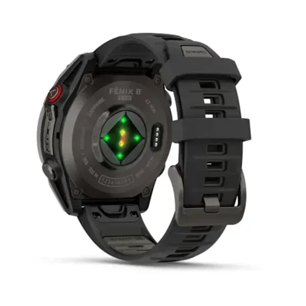 Garmin fēnix® 8 Pro 47 mm, AMOLED Sapphire DLC Titanium išmanusis sportinis laikrodis (Pilkos anglies spalvos) 