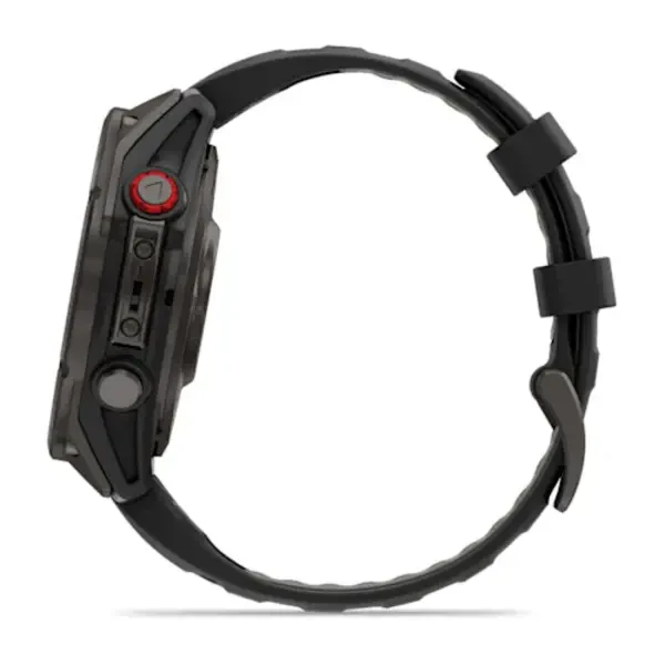 Garmin fēnix® 8 Pro 47 mm, AMOLED Sapphire DLC Titanium išmanusis sportinis laikrodis (Pilkos anglies spalvos) 